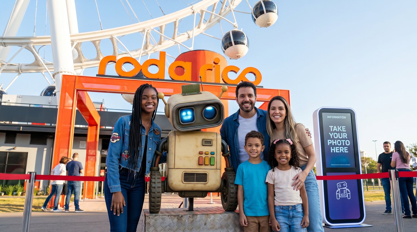 Meet and greet oficial do Byte com famílias em parque